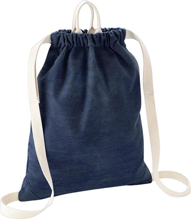 Image du produit Bagbase Sac à cordon en denim (12 l)