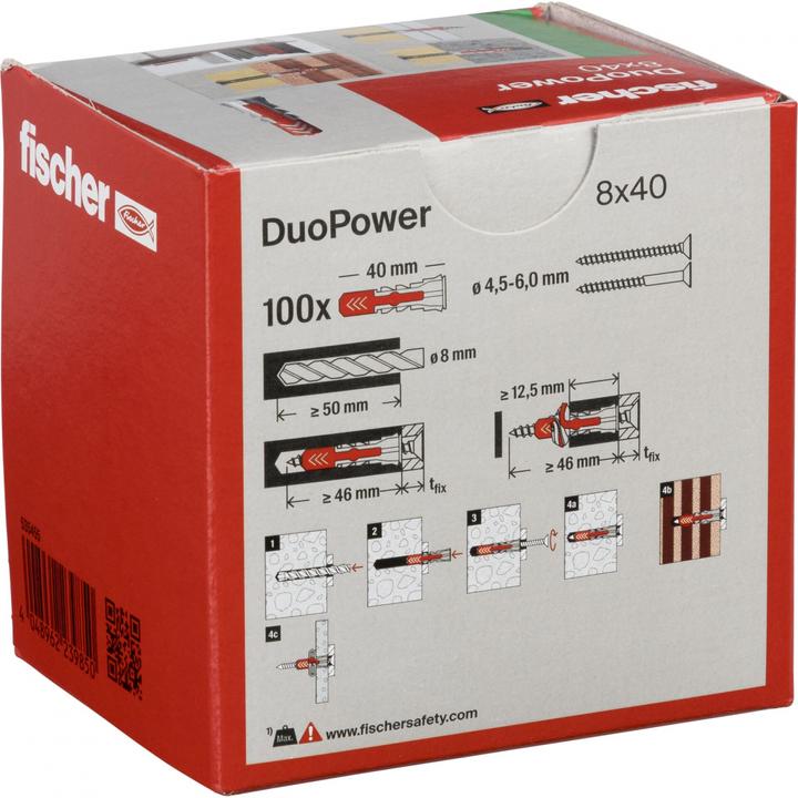 Productafbeelding Fischer 2-componenten deuvels (100 Pcs.)