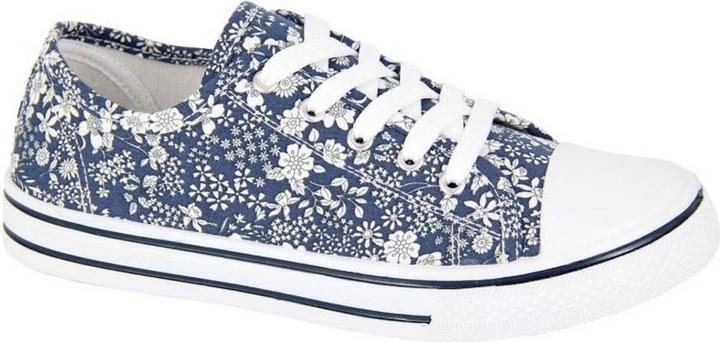 Actual product image Rdek Womens/Ladies Floral Canvas Pumps (40.5)