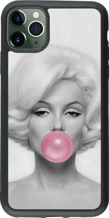 Actual product image PhoneLook Coque silicone rigide noir Marilyn Bubble (Apple iPhone 11 Pro Max)