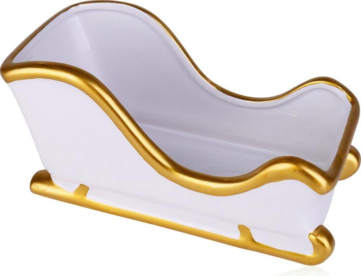 Produktbild Accentra Geschenkset WINTER MAGIC in Schlitten aus Keramik, Duft: Frosted Vanilla