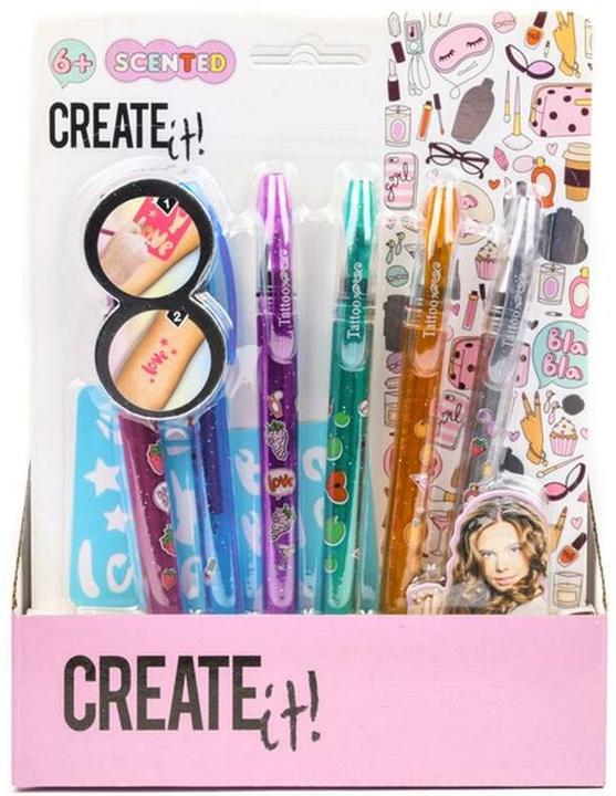 Actual product image Create It! Tattoo Pens 6-Pack
