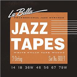 Image du produit La Bella Jazz Tapes 600-7 Wh.Nylon 7-Str (7 x, Guitare)