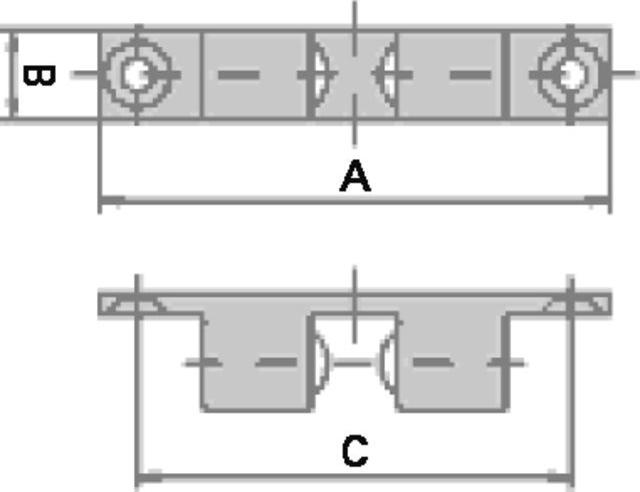 Produktbild BestaPac Kugelschnäpper aus Messing 70x13