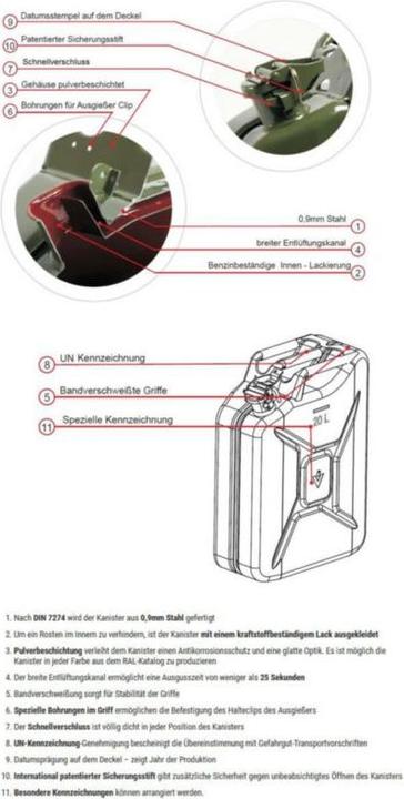 Actual product image Valpro Fuel canister