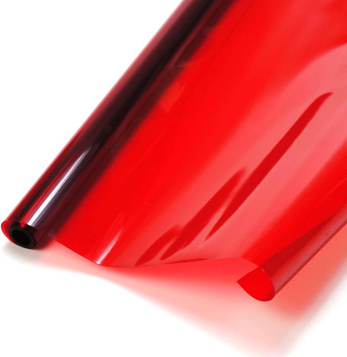 Actual product image Planet-Hobby Iron-on film transparent red 5 metres