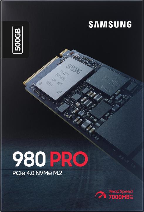 Produktbild Samsung 980 Pro (500 GB, M.2 2280)