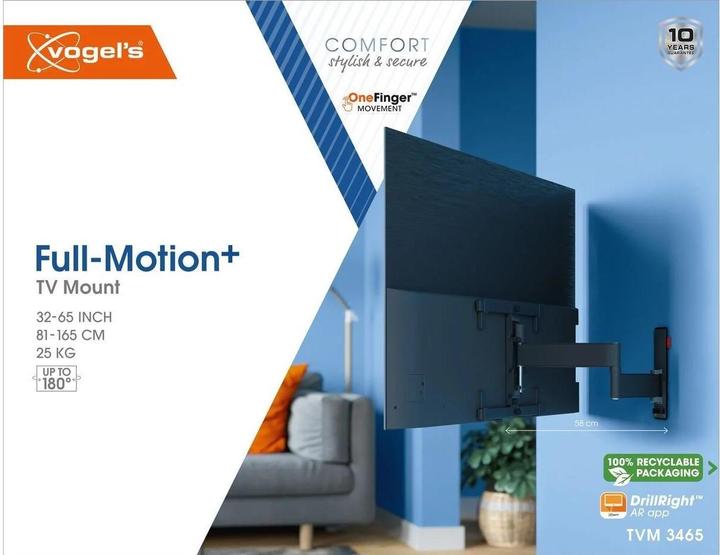 Actual product image Vogels TVM 3465 (Wall, 65", 25 kg)