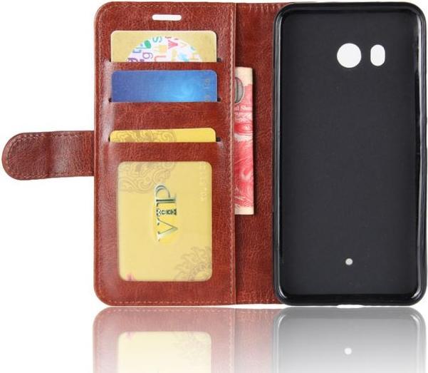 Actual product image Crazy Horse Bookcover (HTC U11)