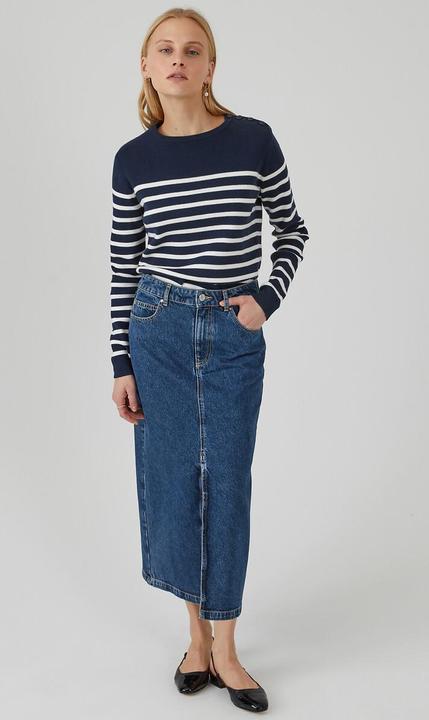 Actual product image La Redoute Collections Organic cotton sailor jumper (L)