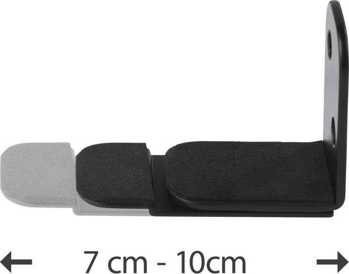 Actual product image Hama Soundbar wall mount, universal, adjustable, black (1 pcs., Wall installation)