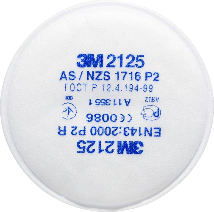 Actual product image 3M Particle filer P2 2125 to mask (P2, 20 x)