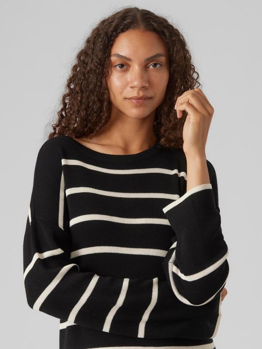 Actual product image Vero Moda Loose fit Round neck Ribbed cuffs Drop shoulder Midi dress Knitted dress (S)