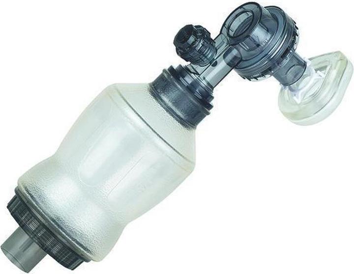 Produktbild ResQ-Breezer Clear Line II Beatmungsbeutel Erwachsene Volumen 1500ml mit Maske Gr. 5 (Notfallkoffer)