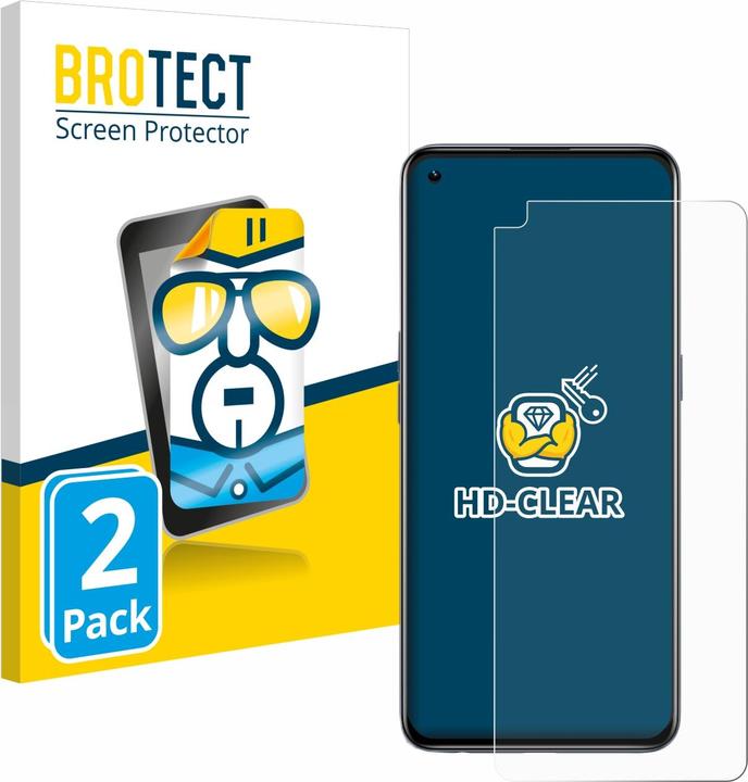 Produktbild BROTECT Schutzfolie Displayschutz Klar (2 Stück, Realme GT Master Edition)