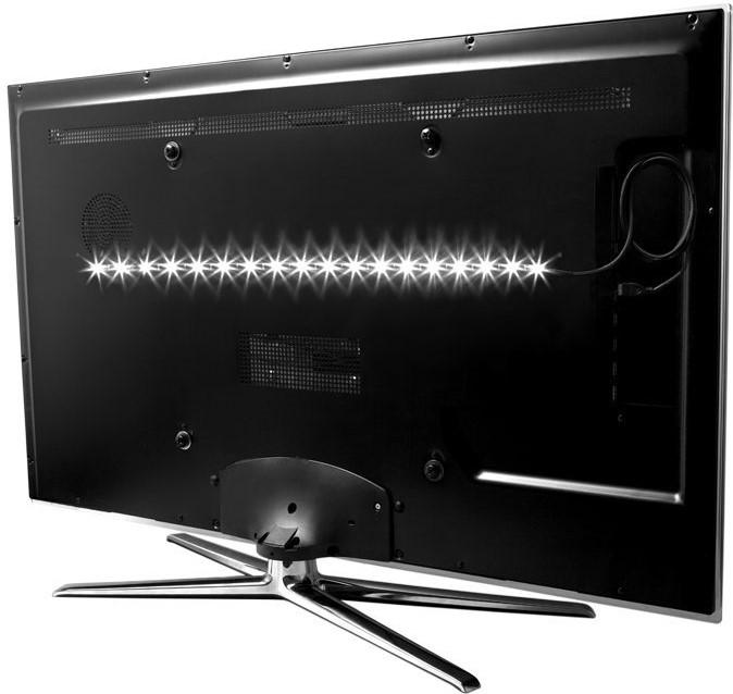 Produktbild Antec HDTV Bias Lighting Kit - Set für dekorative (Weiss, 140 cm, Indoor)