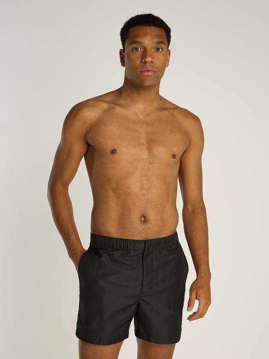 Actual product image Calvin Klein Medium Double Waistband Heren Zwembroek - Zwart - Maat L (L)