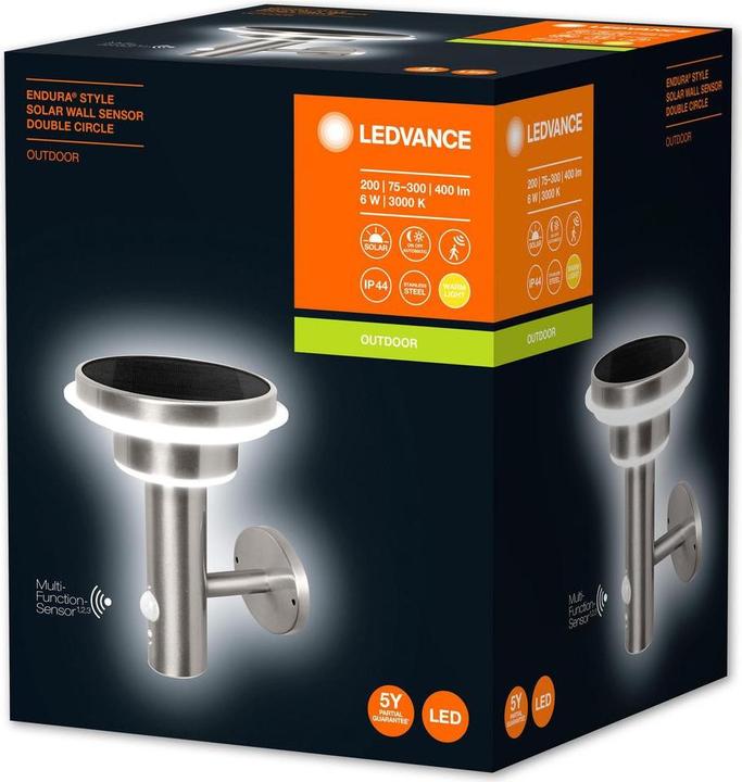 Actual product image Ledvance Endyra Style Solar Double Circle (400 lm, IP44)