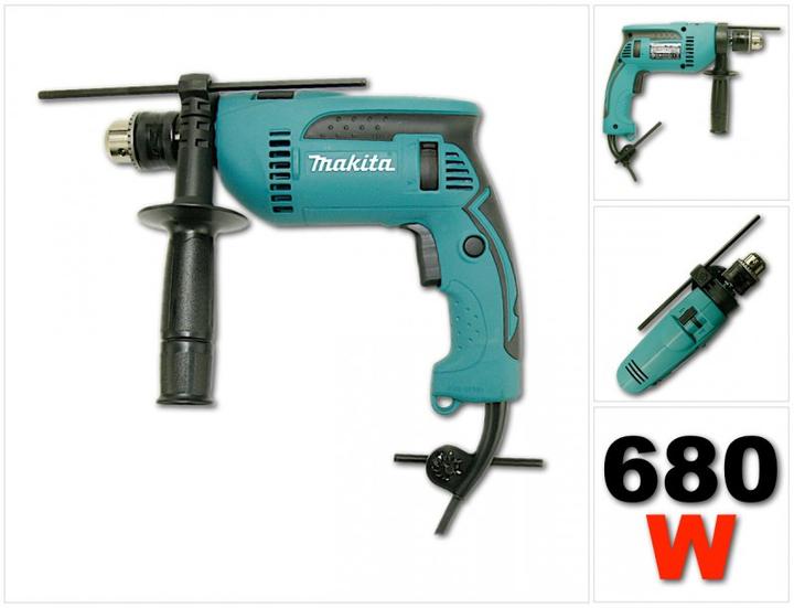 Produktbild Makita WIERTARKA UDAROWA 680W WALIZKA HP1640K (Netzbetrieb)