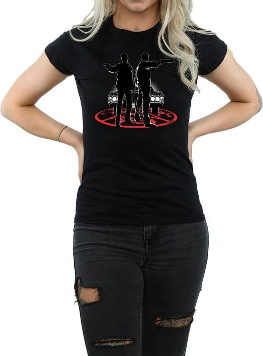 Immagine prodotto Supernatural Sam And Dean Silhouette Maglietta Donna (S)