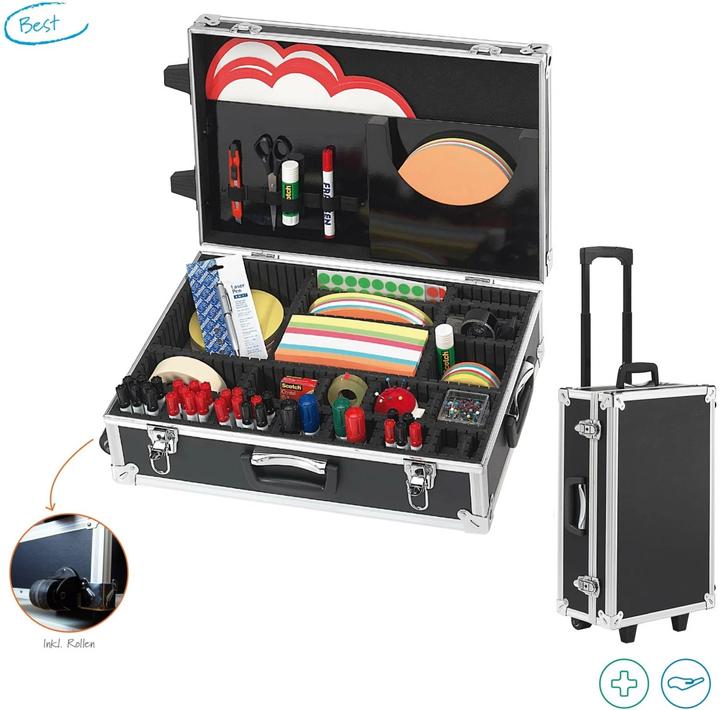 Image du produit Franken Moderationskoffer Profi 2567-teilig