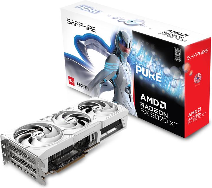 Produktbild Sapphire Pure Radeon RX 9070 XT Gaming OC (16 GB)