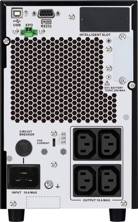 Image du produit APC EASY UPS EN LIGNE SRV 2000VA (2000 VA, 1800 W, Double convertisseur en ligne Onduleur)