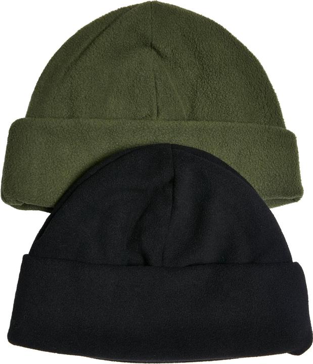 Urban Classics Fleece Beanie 2-Pack (One Size)