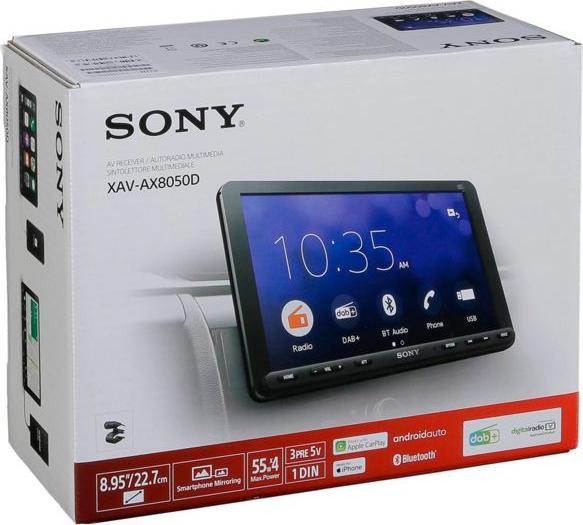 Actual product image Sony XAV-AX8050D (Android car, Apple Carplay)