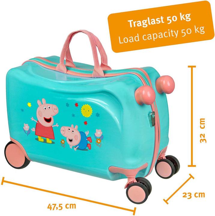 Produktbild Undercover Trolley-Koffer Rutscher Peppa Pig (Handgepäck (bis 50l))