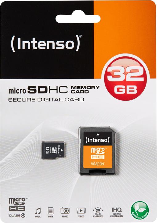 Immagine prodotto Intenso microSD Classe 4 (32 GB, microSDHC)