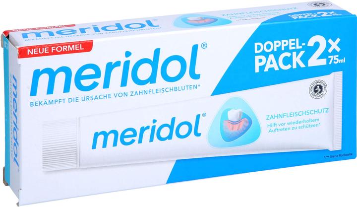 Produktbild Meridol Zahnpasta, 2x75 ml (150 ml)