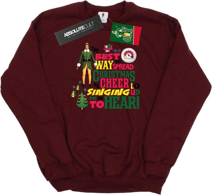 Immagine prodotto Elf Christmas Cheer Felpa Donna (M)