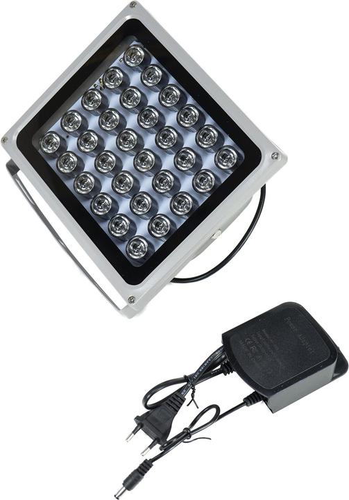 Produktbild PNI Reflektor mit Infrarot-LEDs IR30 für Kameras und CCTV-Systeme, 30 IR-LEDs, Entfernung 80 m, IP66 (Montage-Kit)