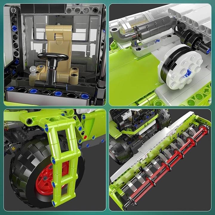Actual product image Mould King Claas Lexion 760 harvester