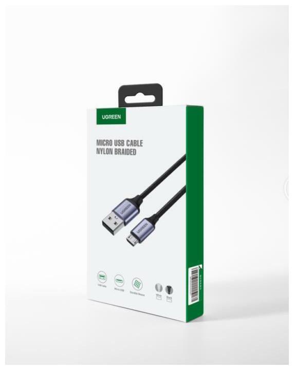 Actual product image Ugreen Micro USB to USB-A 2.0 Cable (1 m, USB 2.0)