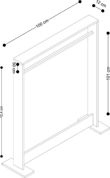 Actual product image Homitis Salvitor Hall Stand