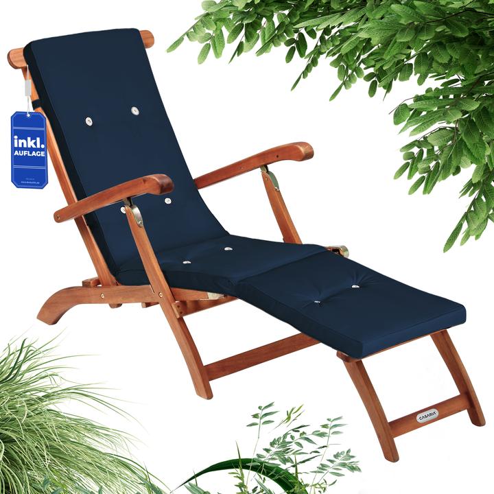 Actual product image Casaria Sonnenliege inkl. Auflage (169 cm)
