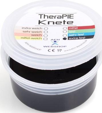 Produktbild AFH Webshop TheraPIE Knete extrafest schwarz