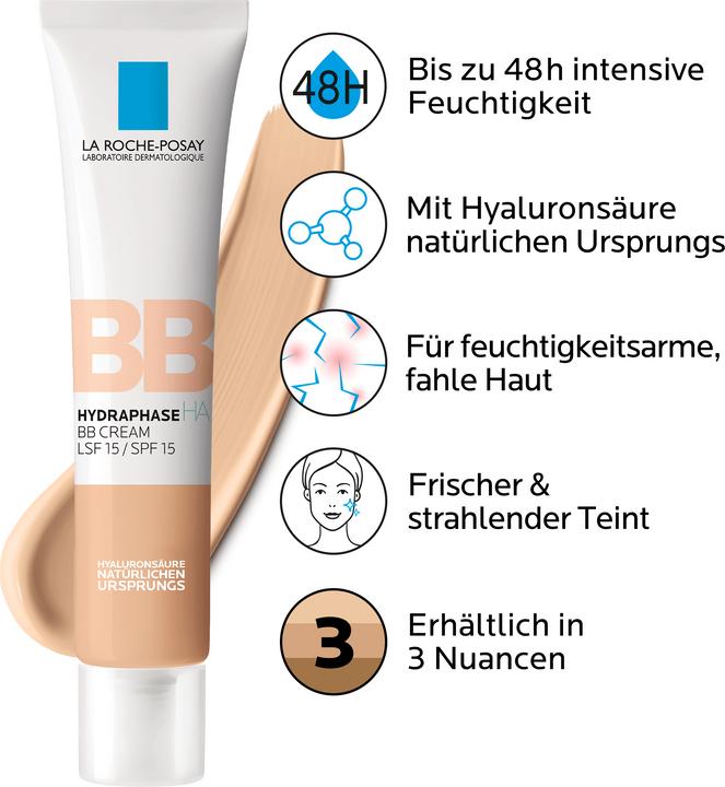 Produktbild La Roche Posay Hydraphase HA BB Cream (Hell)