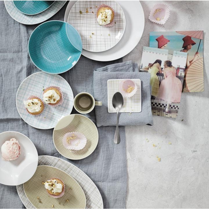 Image du produit Rosenthal Assiette carrée 31 cm - Mesh Line Aqua (1 x, 31 cm)