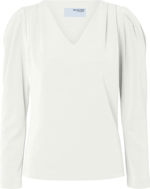 Selected Femme Drapiertes Top mit V-Ausschnitt (L)