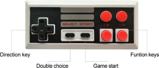 Image du produit MU Classic Console de jeu avec 600 jeux et 2 contrôleurs de jeu