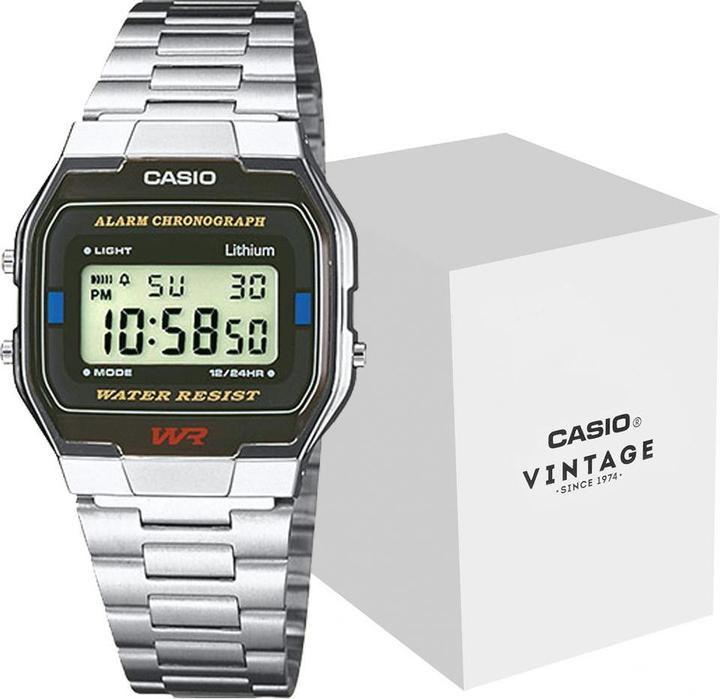 Immagine prodotto Casio Vintage A163wa-1qes (Orologio digitale, Cronografo, 33 mm)