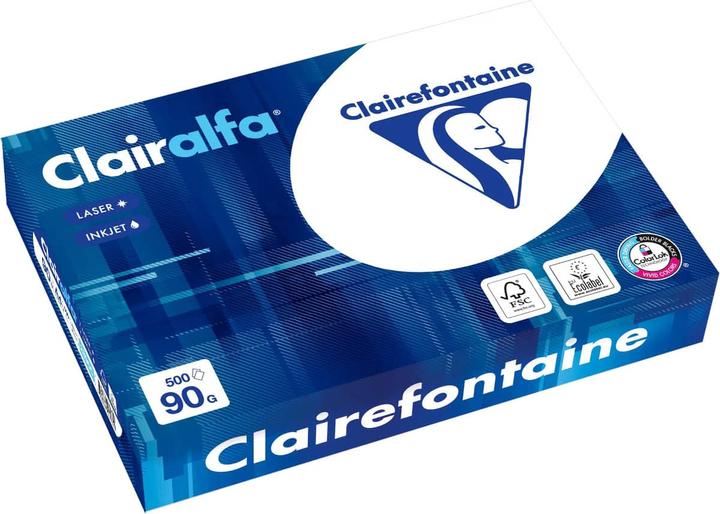 Productafbeelding Clairefontaine Clairalfa (90 g/m², 500 x, A4)
