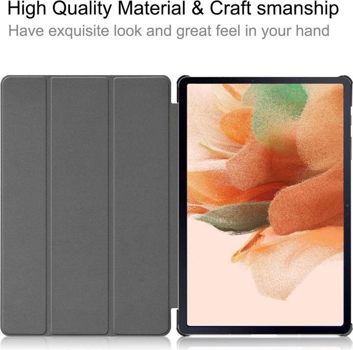 Actual product image König Design Protective cover for Samsung Galaxy Tab S8+ / Tab S7+ / Tab S7 FE Smart Cover Case (Galaxy Tab S8+, Tab S7+)