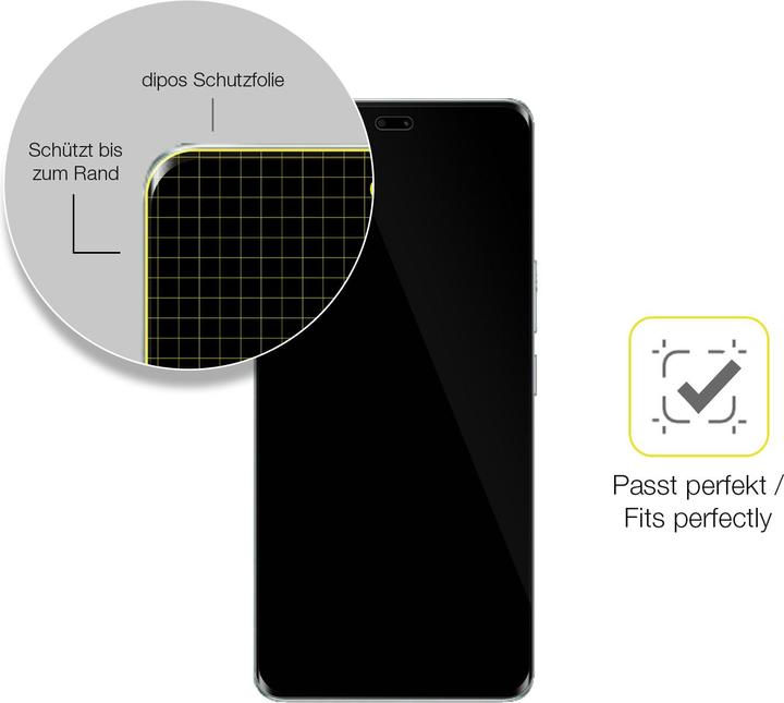 Immagine prodotto Dipos 3D Full-Cover Pellicola Protettiva (1 Pezzo/i, Honor 60 Pro)