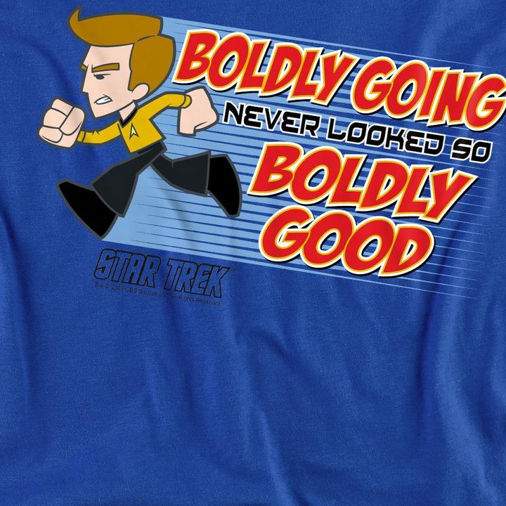 Actual product image Star Trek Quogs Unisex Adult Boldly Good Sweatshirt (L)