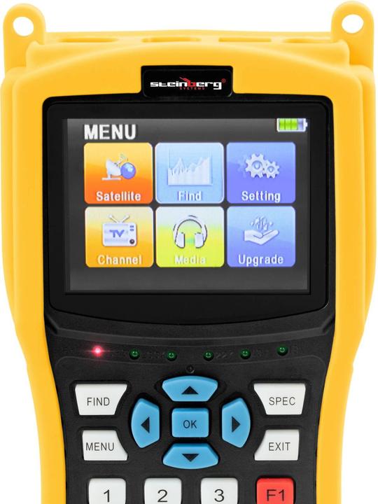 Produktbild Steinberg Satfinder Satelliten Finder Sat Messgerät digital DVB-S2 CCTV LCD Akku USB (Sonstige)