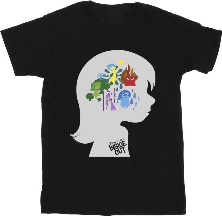 Actual product image Disney Mens Inside Out Head Silhouette T-Shirt (M)